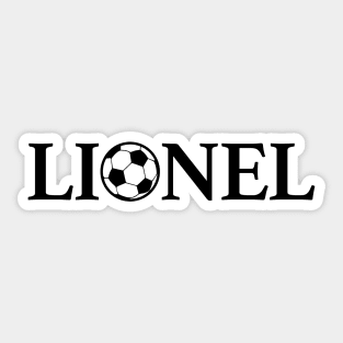 Lionel soccer Sticker